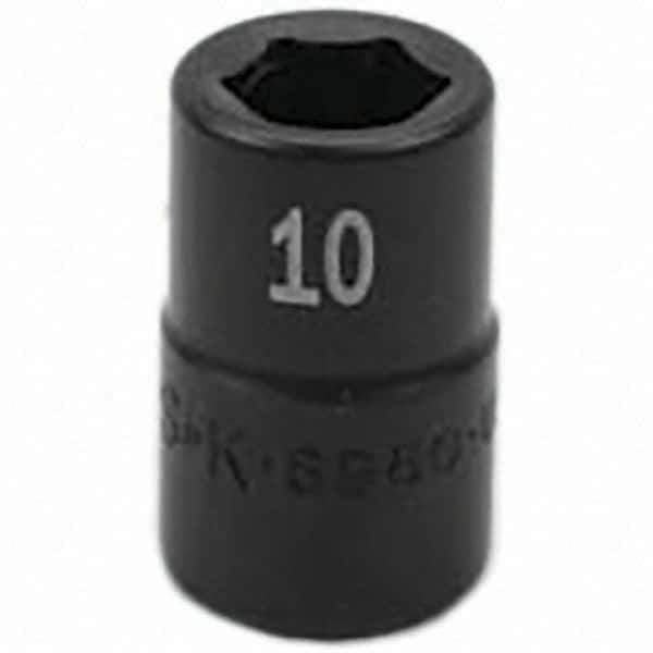 SK - Impact Socket - 3/8"DR 10MM IMPACT SOCKET - USA Tool & Supply