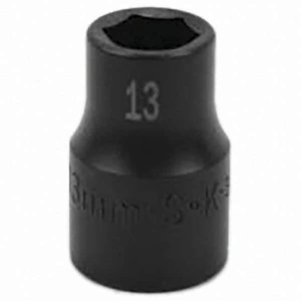 SK - Impact Socket - 1/2"DR 13MM IMPACT SOCKET - USA Tool & Supply
