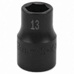 SK - Impact Socket - 1/2"DR 13MM IMPACT SOCKET - USA Tool & Supply