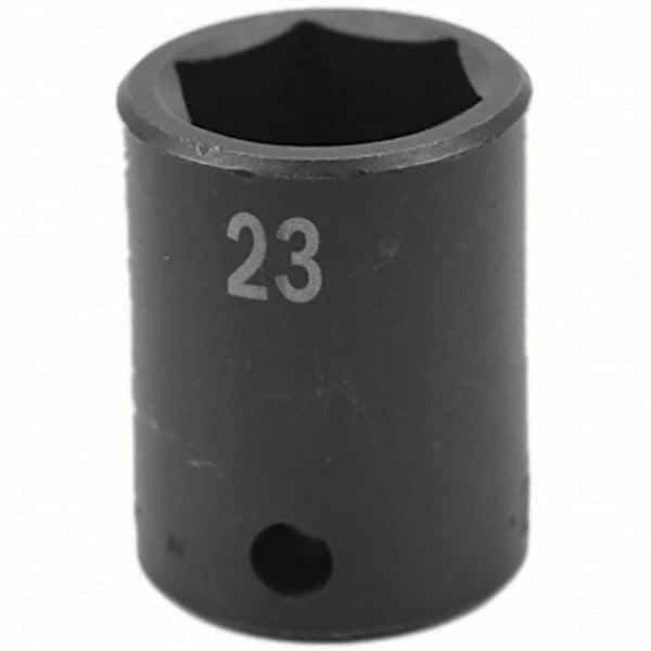 SK - Impact Socket - 1/2"DR 23MM IMPACT SOCKET - USA Tool & Supply