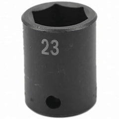 SK - Impact Socket - 1/2"DR 23MM IMPACT SOCKET - USA Tool & Supply