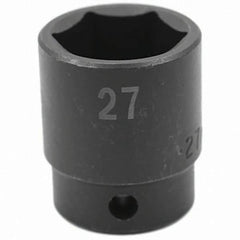 SK - Impact Socket - 1/2"DR 27MM IMPACT SOCKET - USA Tool & Supply