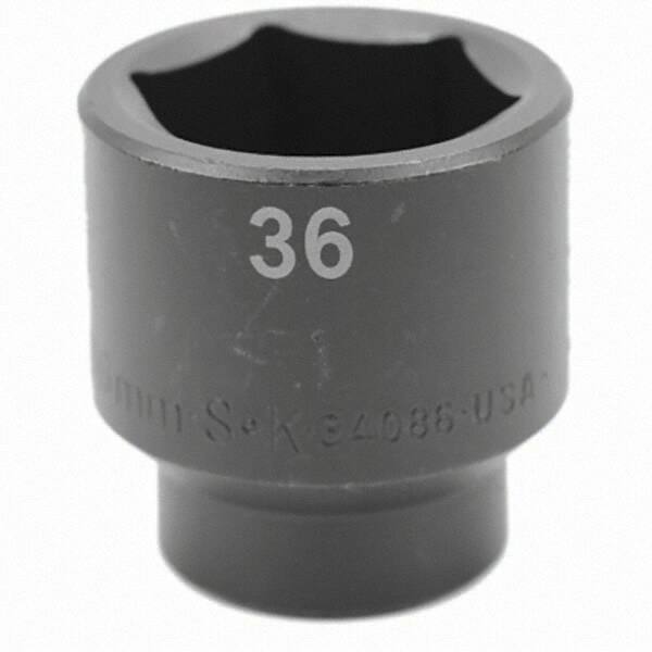 SK - Impact Socket - 1/2"DR 36MM IMPACT SOCKET - USA Tool & Supply