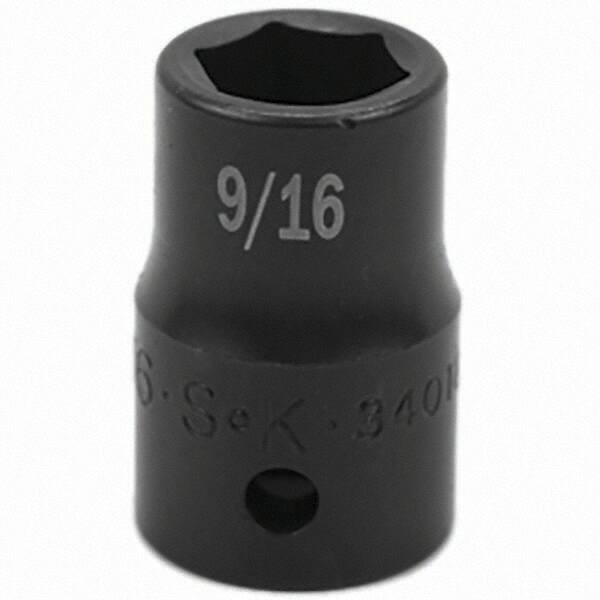 SK - Impact Socket - 1/2"DR 9/16" IMPACT SOCKET - USA Tool & Supply