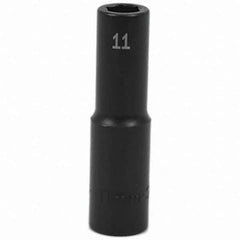 SK - Impact Socket - 1/2"DR 11MM DEEP IMPACT SOCKET - USA Tool & Supply