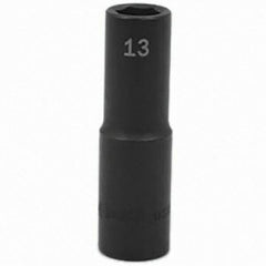 SK - Impact Socket - 1/2"DR 13MM DEEP IMPACT SOCKET - USA Tool & Supply