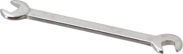 Proto - 15/64" x 13/64" Standard Ignition Open End Wrench - 3" OAL, Double End, Satin Finish, 15° & 60° Head Angle - USA Tool & Supply