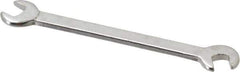 Proto - 15/64" x 13/64" Standard Ignition Open End Wrench - 3" OAL, Double End, Satin Finish, 15° & 60° Head Angle - USA Tool & Supply