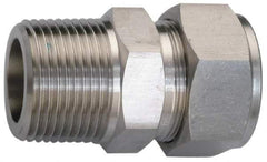 Ham-Let - 1" OD, Grade 316Stainless Steel Male Connector - Comp x MNPT Ends - USA Tool & Supply