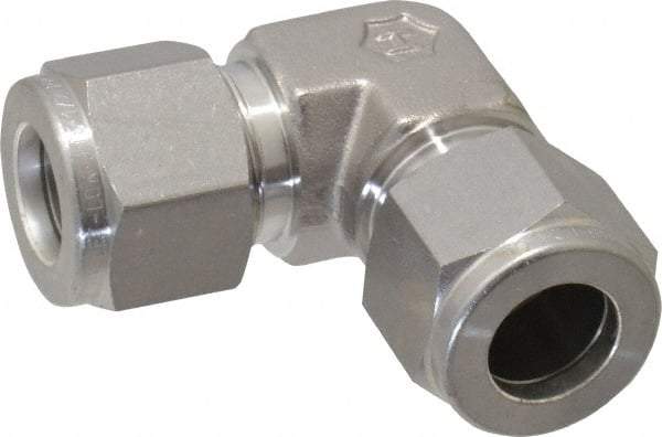 Ham-Let - 1/2" OD, Grade 316Stainless Steel Union Elbow - Comp x Comp Ends - USA Tool & Supply
