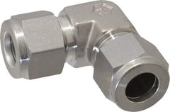 Ham-Let - 1/2" OD, Grade 316Stainless Steel Union Elbow - Comp x Comp Ends - USA Tool & Supply