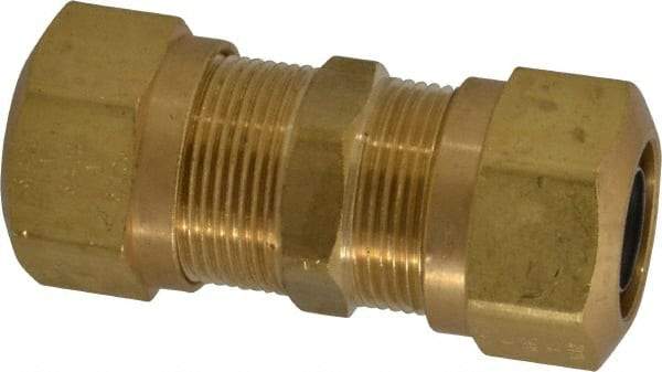Parker - 3/4" OD, Brass Union - 150 Max Working psi, -40 to 200°F, Comp x Comp Ends - USA Tool & Supply