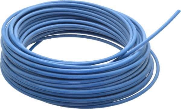 Coilhose Pneumatics - 11/64" ID x 1/4" OD, 0.04" Wall Thickness, 100' Long, Nylon 11 Tube - Blue, 150 Max psi - USA Tool & Supply