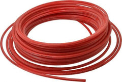 Coilhose Pneumatics - 11/64" ID x 1/4" OD, 0.04" Wall Thickness, 100' Long, Nylon 11 Tube - Red, 150 Max psi - USA Tool & Supply