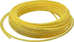 Coilhose Pneumatics - 11/64" ID x 1/4" OD, 0.04" Wall Thickness, 100' Long, Nylon 11 Tube - Yellow, 150 Max psi - USA Tool & Supply