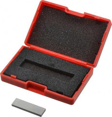 SPI - 0.1001" Rectangular Steel Gage Block - Accuracy Grade AS-1, Includes NIST Traceability Certification - USA Tool & Supply