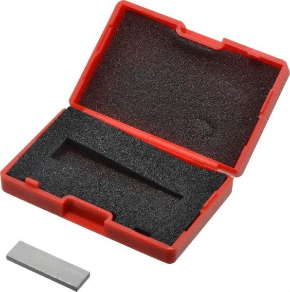 SPI - 0.1005" Rectangular Steel Gage Block - Accuracy Grade AS-1, Includes NIST Traceability Certification - USA Tool & Supply