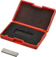 SPI - 0.1006" Rectangular Steel Gage Block - Accuracy Grade AS-1, Includes NIST Traceability Certification - USA Tool & Supply