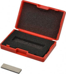 SPI - 0.1007" Rectangular Steel Gage Block - Accuracy Grade AS-1, Includes NIST Traceability Certification - USA Tool & Supply