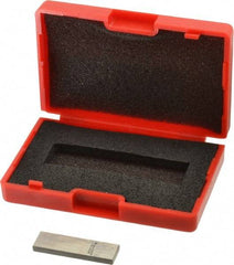 SPI - 0.1008" Rectangular Steel Gage Block - Accuracy Grade AS-1, Includes NIST Traceability Certification - USA Tool & Supply