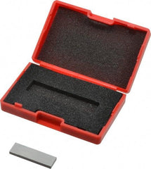 SPI - 0.101" Rectangular Steel Gage Block - Accuracy Grade AS-1, Includes NIST Traceability Certification - USA Tool & Supply