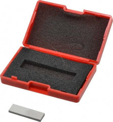 SPI - 0.103" Rectangular Steel Gage Block - Accuracy Grade AS-1, Includes NIST Traceability Certification - USA Tool & Supply