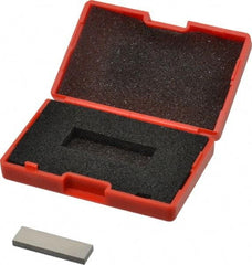 SPI - 0.117" Rectangular Steel Gage Block - Accuracy Grade AS-1, Includes NIST Traceability Certification - USA Tool & Supply