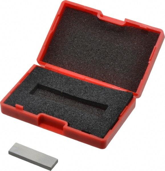 SPI - 0.118" Rectangular Steel Gage Block - Accuracy Grade AS-1, Includes NIST Traceability Certification - USA Tool & Supply