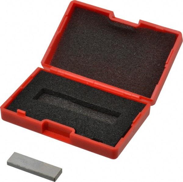 SPI - 0.12" Rectangular Steel Gage Block - Accuracy Grade AS-1, Includes NIST Traceability Certification - USA Tool & Supply