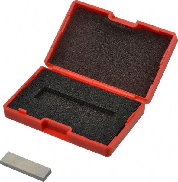 SPI - 0.122" Rectangular Steel Gage Block - Accuracy Grade AS-1, Includes NIST Traceability Certification - USA Tool & Supply