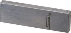 SPI - 0.124" Rectangular Steel Gage Block - Accuracy Grade AS-1, Includes NIST Traceability Certification - USA Tool & Supply