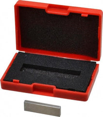 SPI - 0.125" Rectangular Steel Gage Block - Accuracy Grade AS-1, Includes NIST Traceability Certification - USA Tool & Supply