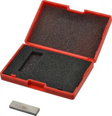 SPI - 0.127" Rectangular Steel Gage Block - Accuracy Grade AS-1, Includes NIST Traceability Certification - USA Tool & Supply