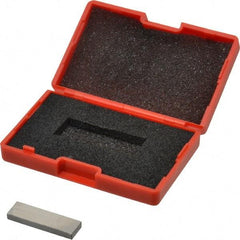 SPI - 0.128" Rectangular Steel Gage Block - Accuracy Grade AS-1, Includes NIST Traceability Certification - USA Tool & Supply