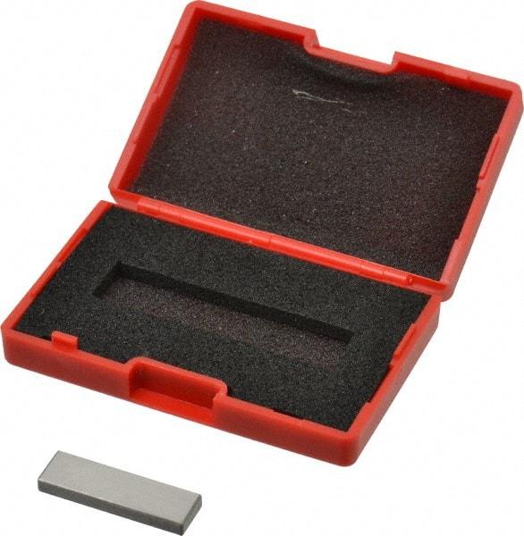 SPI - 0.13" Rectangular Steel Gage Block - Accuracy Grade AS-1, Includes NIST Traceability Certification - USA Tool & Supply