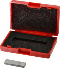 SPI - 0.136" Rectangular Steel Gage Block - Accuracy Grade AS-1, Includes NIST Traceability Certification - USA Tool & Supply