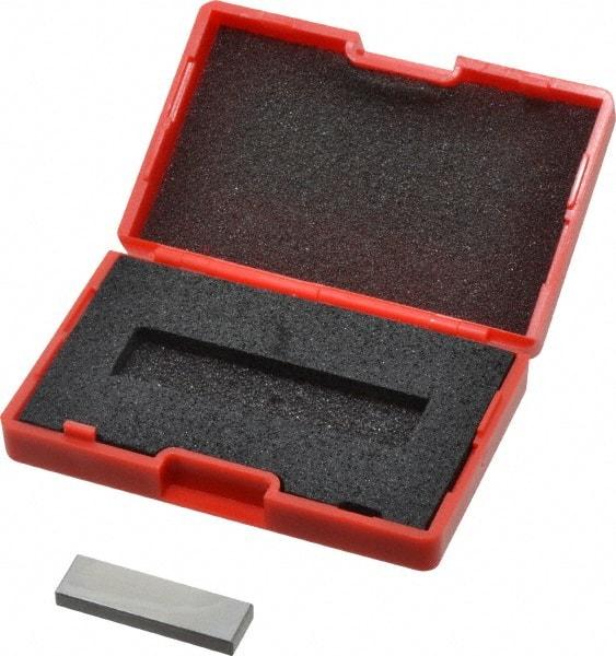 SPI - 0.137" Rectangular Steel Gage Block - Accuracy Grade AS-1, Includes NIST Traceability Certification - USA Tool & Supply