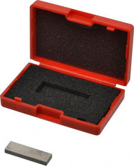 SPI - 0.139" Rectangular Steel Gage Block - Accuracy Grade AS-1, Includes NIST Traceability Certification - USA Tool & Supply