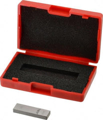 SPI - 0.142" Rectangular Steel Gage Block - Accuracy Grade AS-1, Includes NIST Traceability Certification - USA Tool & Supply