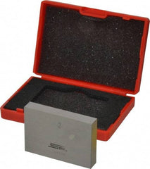 SPI - 2" Rectangular Steel Gage Block - Accuracy Grade AS-1, Includes NIST Traceability Certification - USA Tool & Supply