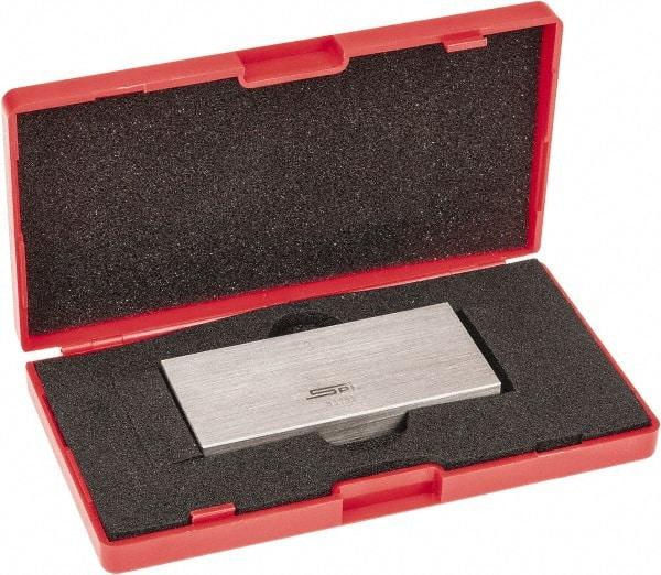 SPI - 3" Rectangular Steel Gage Block - Accuracy Grade AS-1, Includes NIST Traceability Certification - USA Tool & Supply