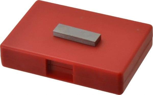 SPI - 0.16" Rectangular Steel Gage Block - Accuracy Grade AS-1, Includes NIST Traceability Certification - USA Tool & Supply