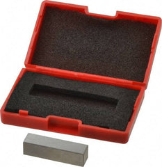 SPI - 0.35" Rectangular Steel Gage Block - Accuracy Grade AS-1, Includes NIST Traceability Certification - USA Tool & Supply