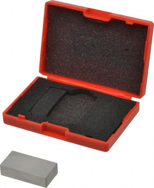 SPI - 0.7" Rectangular Steel Gage Block - Accuracy Grade AS-1, Includes NIST Traceability Certification - USA Tool & Supply