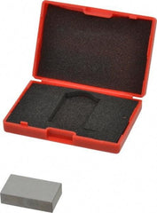 SPI - 0.8" Rectangular Steel Gage Block - Accuracy Grade AS-1, Includes NIST Traceability Certification - USA Tool & Supply