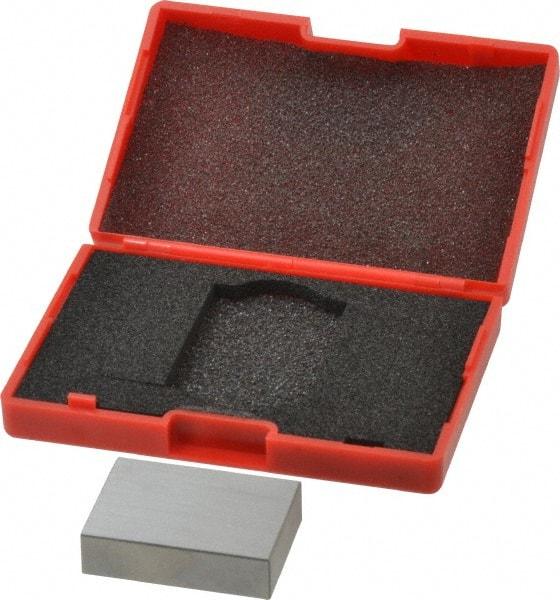 SPI - 0.95" Rectangular Steel Gage Block - Accuracy Grade AS-1, Includes NIST Traceability Certification - USA Tool & Supply