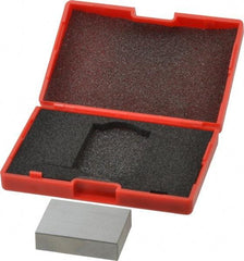 SPI - 0.95" Rectangular Steel Gage Block - Accuracy Grade AS-1, Includes NIST Traceability Certification - USA Tool & Supply