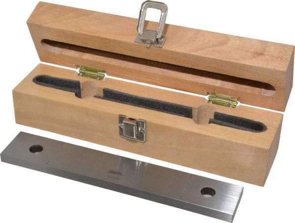 SPI - 8" Rectangular Steel Gage Block - Accuracy Grade AS-1, Includes NIST Traceability Certification - USA Tool & Supply