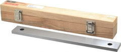 SPI - 12" Rectangular Steel Gage Block - Accuracy Grade AS-1, Includes NIST Traceability Certification - USA Tool & Supply