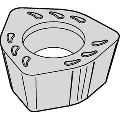 Kennametal - WPMT080615 Grade KC725M Carbide Milling Insert - TiN/TiCN/TiN Finish, 1/4" Thick, 0.5199" Inscribed Circle, 1.5mm Corner Radius - USA Tool & Supply